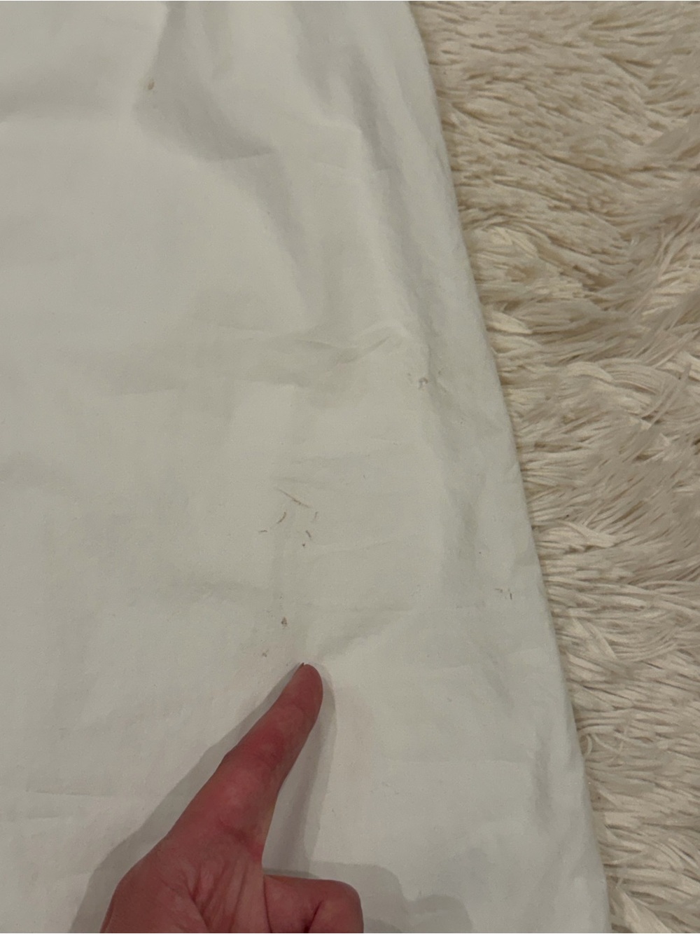 *AS IS* New J. Crew Bell Sleeve Dress Fringe Dot Embroidery 0 Marine Salt Ivory - Picture 4 of 11